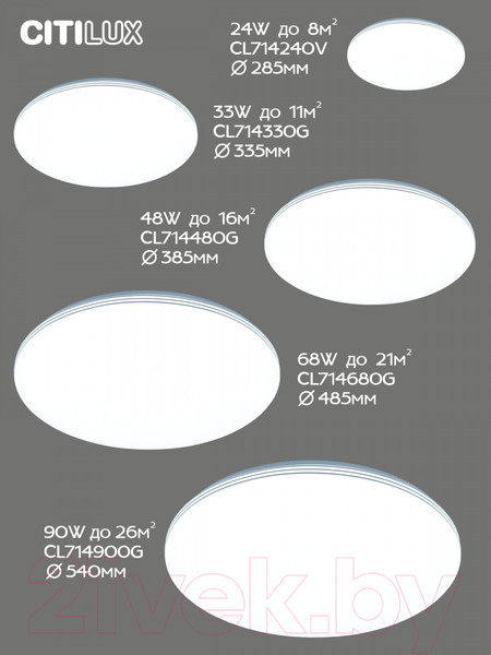 Изображение товара Потолочный светильник Citilux Симпла CL714900G