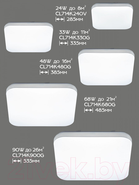 Изображение товара Потолочный светильник Citilux Симпла CL714K480G