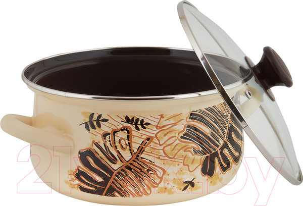 Изображение товара Набор кастрюль КМЗ Техас 1 Экстра (3шт, слоновый)