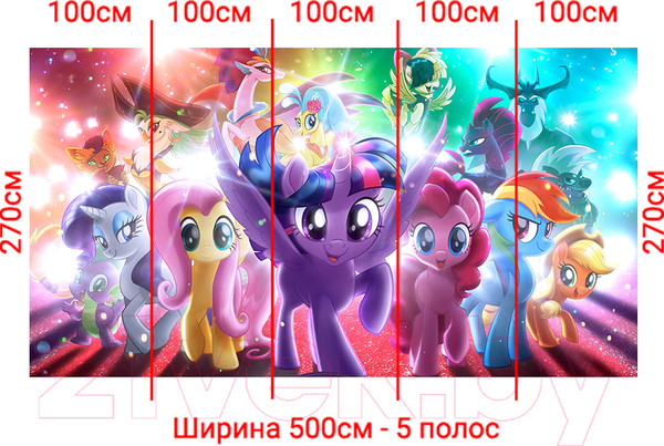 Изображение товара Фотообои листовые Arthata Fotooboi-Edinorog-92 (500x270)