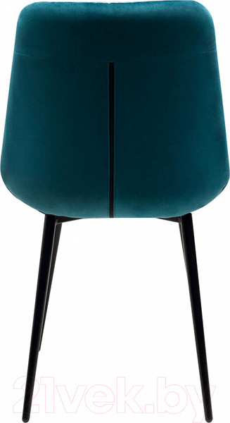 Изображение товара Стул Алвест AV 435 (темно-бирюзовый бархат H-56/черный)