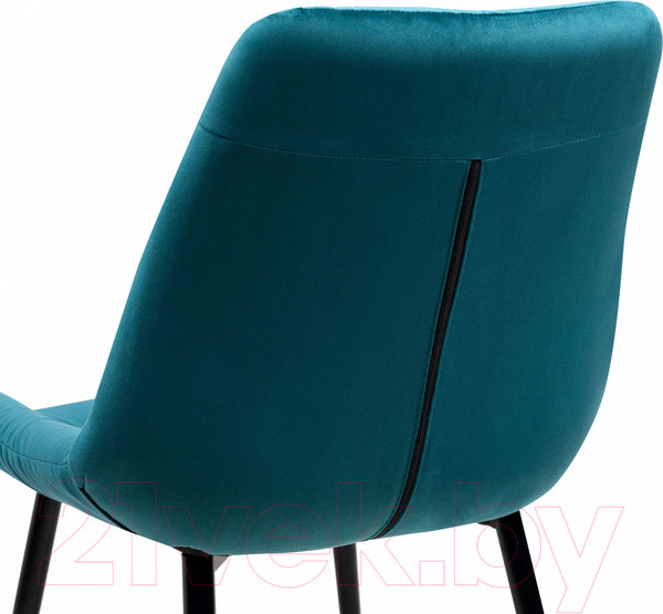 Изображение товара Стул Алвест AV 435 (темно-бирюзовый бархат H-56/черный)