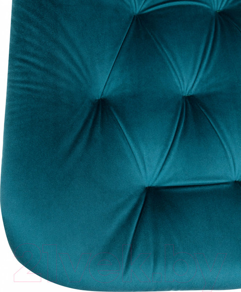 Изображение товара Стул Алвест AV 435 (темно-бирюзовый бархат H-56/черный)