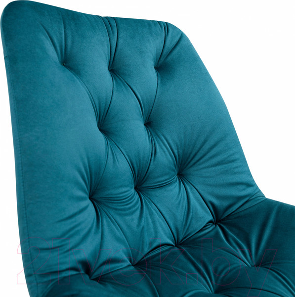 Изображение товара Стул Алвест AV 435 (темно-бирюзовый бархат H-56/черный)