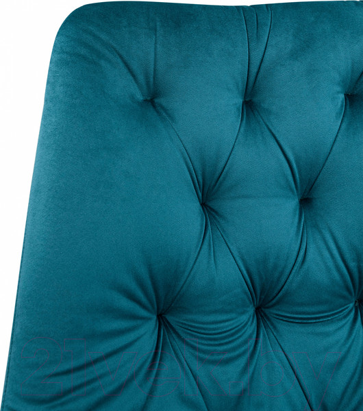 Изображение товара Стул Алвест AV 435 (темно-бирюзовый бархат H-56/черный)