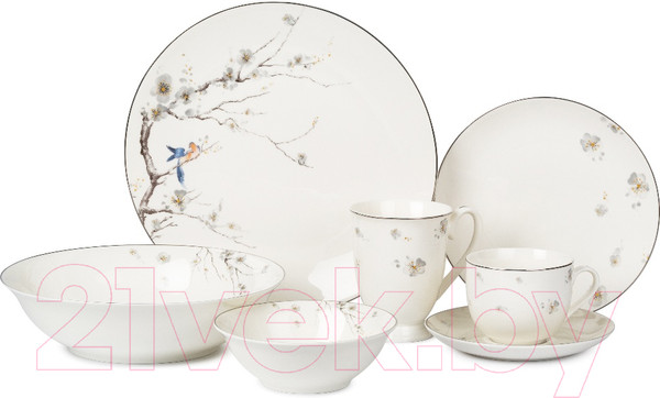 Изображение товара Суповая тарелка Fioretta Springtime TDP632