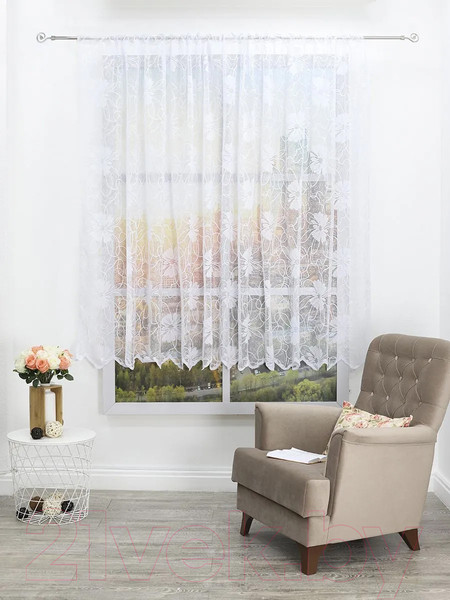 Изображение товара Гардина Amore Mio RR M 3005 300x170 / 15973 (белый)