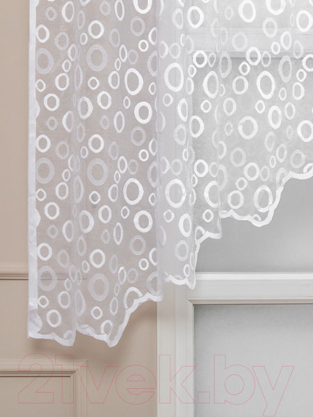 Изображение товара Гардина Amore Mio RR Арка M 3034 300x170 / 19741 (белый)