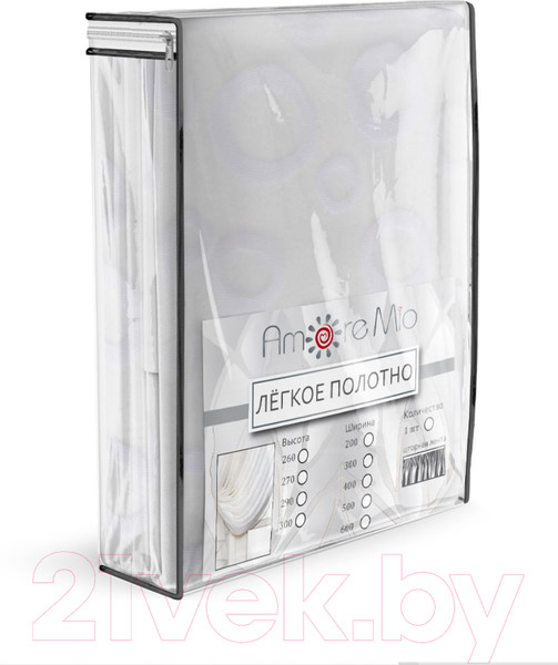 Изображение товара Гардина Amore Mio RR Арка M 3034 300x170 / 19741 (белый)