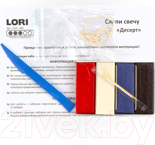Изображение товара Набор для изготовления свечей Lori Десерт / Пз/С-004