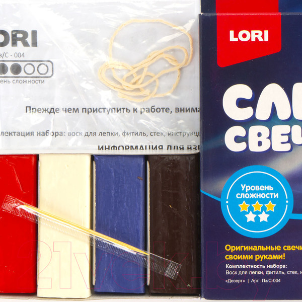 Изображение товара Набор для изготовления свечей Lori Десерт / Пз/С-004