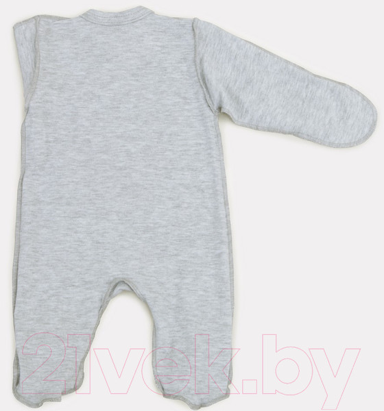 Изображение товара Комбинезон для малышей Rant 1569-56 (светло-серый меланж, р.56)