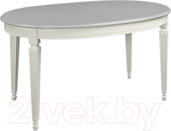 Изображение товара Обеденный стол ТехКомПро Азалия 1450 / 121281 (бук/тон шале/тон подстолья 1/ножка 14)