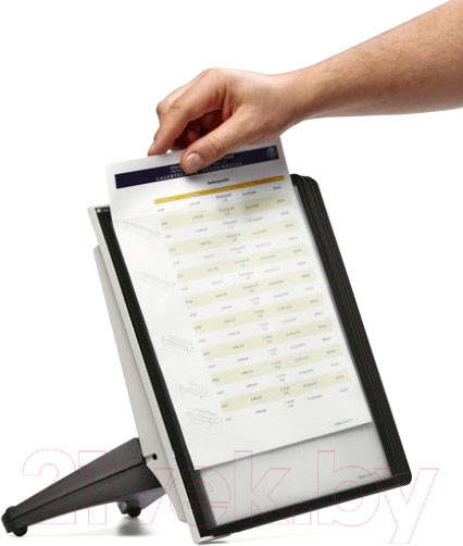 Изображение товара Информационная стойка Durable Soho / 554001 (черный)