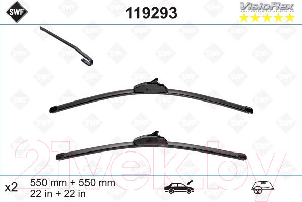 Изображение товара Щетки стеклоочистителя SWF 119293