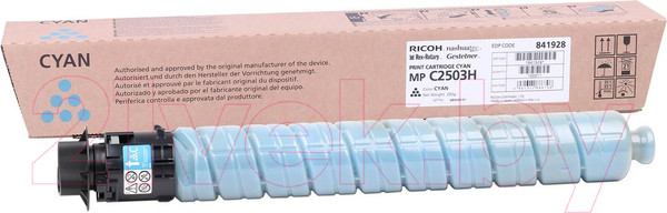 Изображение товара Тонер-картридж Ricoh MP C2503H (голубой)