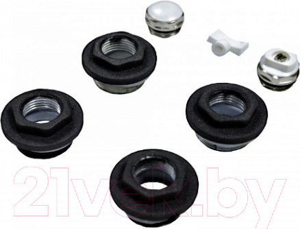 Изображение товара Монтажный комплект для радиатора Royal Thermo Присоединительный набор 3/4" (черный)