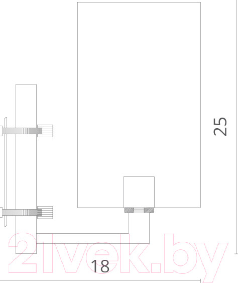 Изображение товара Бра Divinare Porta 5933/01 AP-1