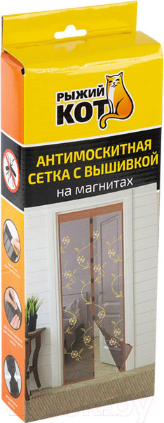 Изображение товара Москитная сетка на дверь Рыжий кот Капутомоскито / 103715