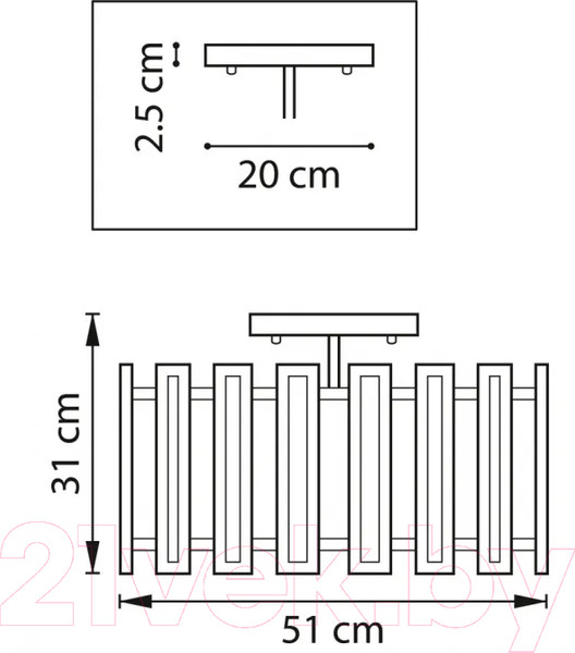 Изображение товара Люстра Lightstar Agave 712052 (MX20103-5A)