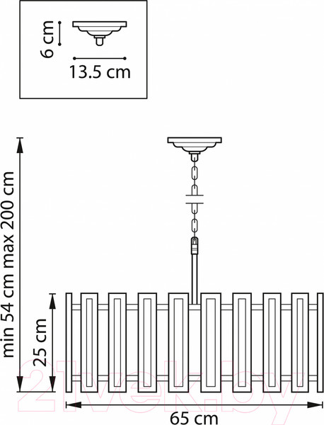 Изображение товара Люстра Lightstar Agave 712064 (MD20103-6A)