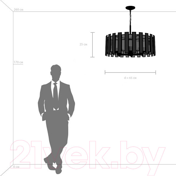 Изображение товара Люстра Lightstar Agave 712064 (MD20103-6A)
