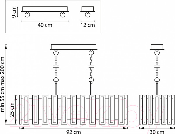 Изображение товара Люстра Lightstar Agave 712164 (MD20103-6L)