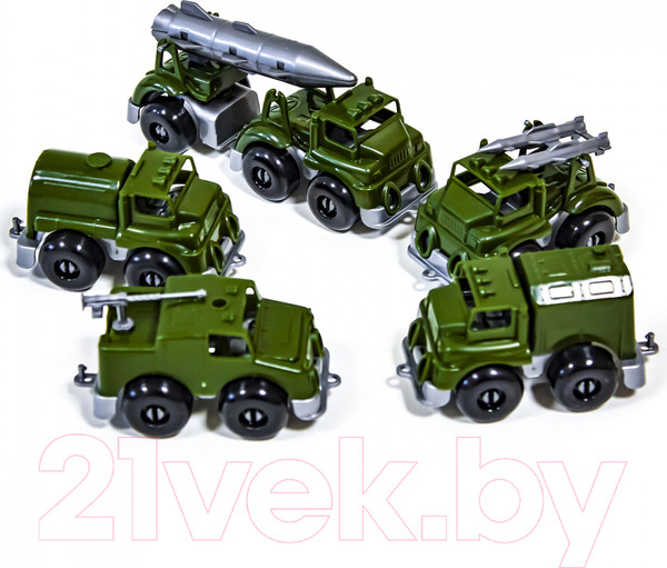 Изображение товара Набор игрушечных автомобилей Knopa Вжух на войнушке / 86263
