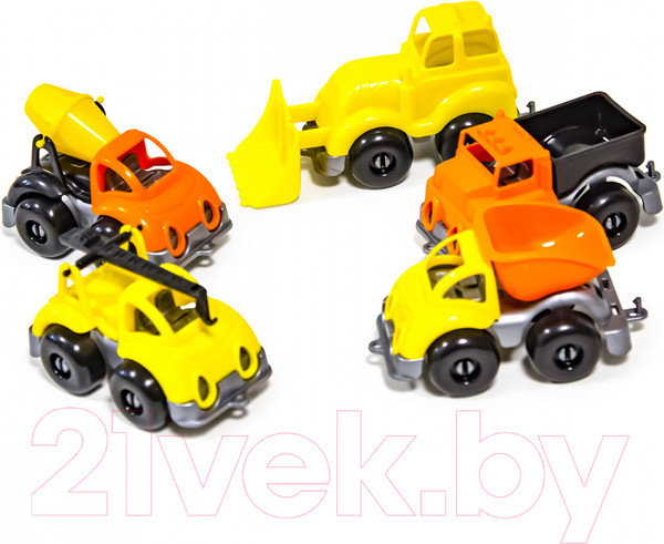 Изображение товара Набор игрушечных автомобилей Knopa Вжух на стройке / 86264