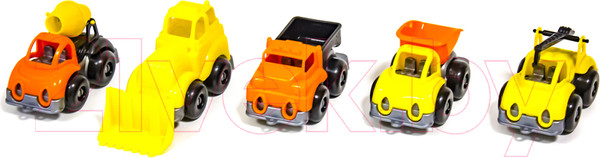 Изображение товара Набор игрушечных автомобилей Knopa Вжух на стройке / 86264