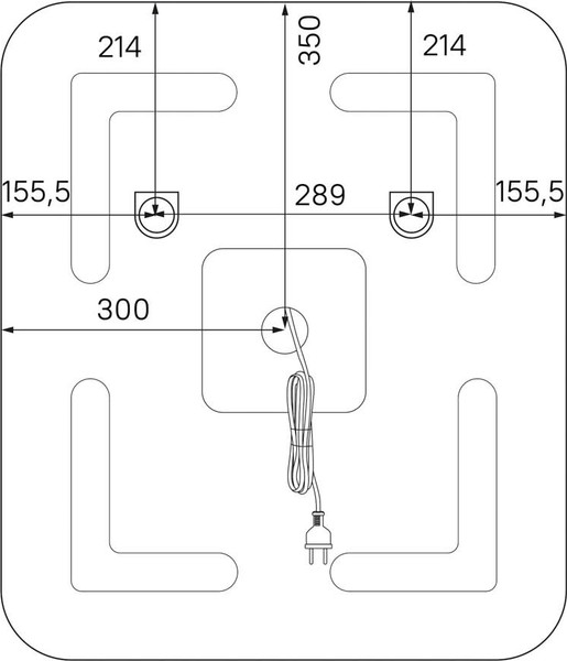 Изображение товара Зеркало IDDIS Edfice ЗЛП108