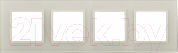 Изображение товара Рамка для выключателей и розеток ЭРА Elegance 14-5104-02 / Б0034525 (слоновая кость/слоновая кость)