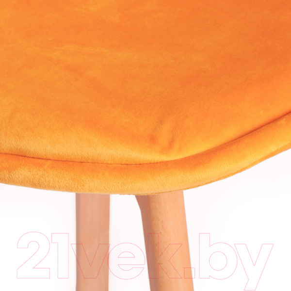 Изображение товара Стул Tetchair Secret De Maison Tulip Soft (вельвет/дерево, желтый/натуральный)