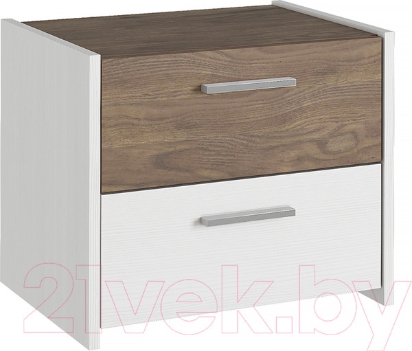 Изображение товара Прикроватная тумба Евва Венеция ВН-2S (бодега белый/ясень орландо)