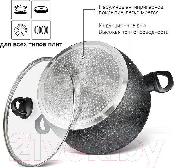 Изображение товара Кастрюля Fissman Magna 14330