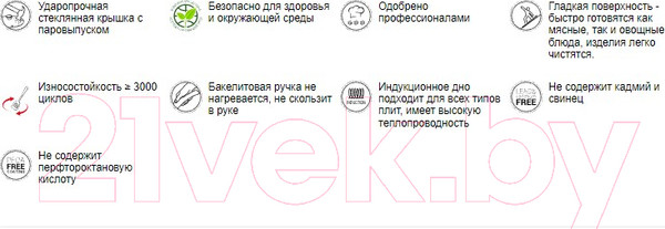 Изображение товара Кастрюля Fissman Magna 14330