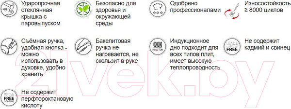 Изображение товара Кастрюля Fissman Brilliant 14381