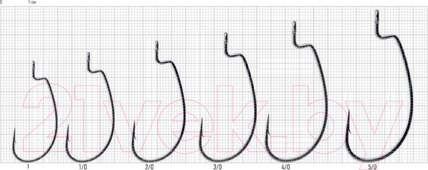 Изображение товара Набор крючков рыболовных Lucky John LJH350-K030 (6шт)