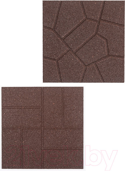 Изображение товара Плитка садовая Multy Home Bella Rocca EU5000141-4 (4шт, коричневый)