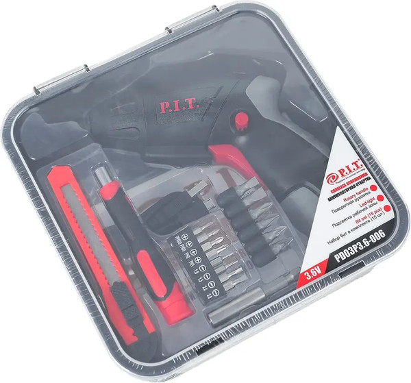 Изображение товара Электроотвертка P.I.T PD03P3.6-006