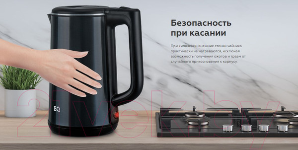 Изображение товара Электрочайник BQ KT2026S (синий)