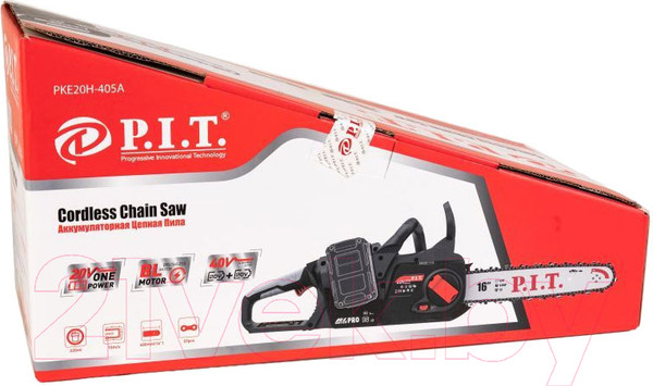 Изображение товара Пила цепная аккумуляторная P.I.T PKE20H-405A