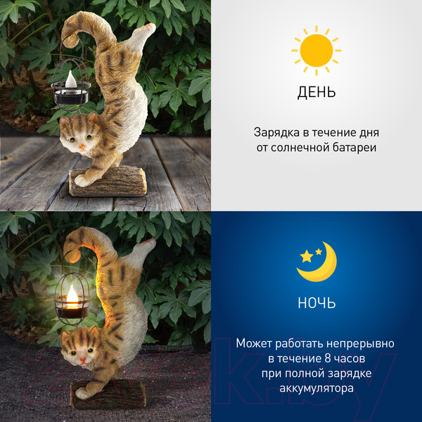 Изображение товара Садовая фигура-светильник ЭРА ERASF22-01 / Б0053352