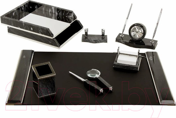 Изображение товара Настольный набор Galant 231192 (черный/серебристый)