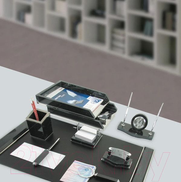 Изображение товара Настольный набор Galant 231192 (черный/серебристый)