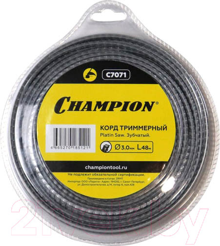 Изображение товара Леска для триммера Champion C7071
