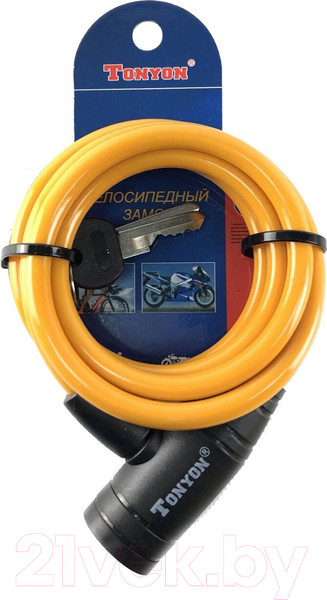 Изображение товара Велозамок Tonyon 8x1000 / 506K-0810C (в ассортименте)