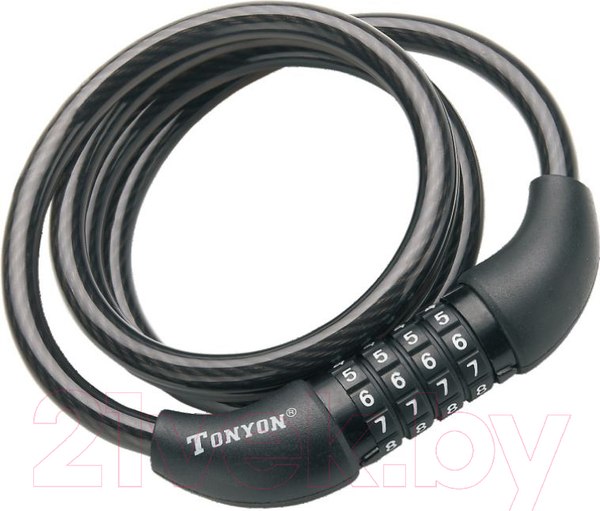 Изображение товара Велозамок Tonyon Кодовый 8x1000 / 567C-0810 (черный)