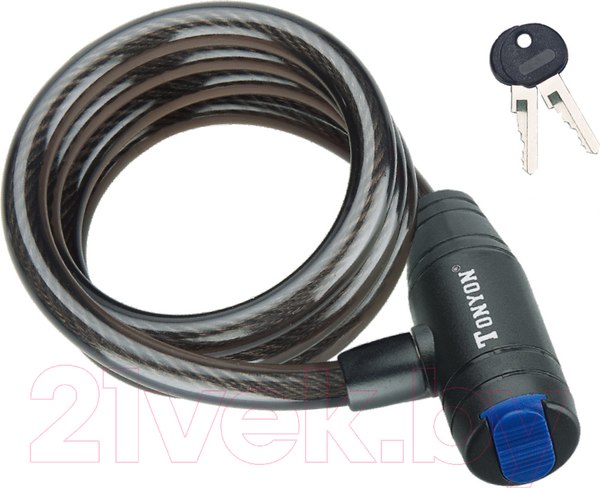 Изображение товара Велозамок Tonyon 8x1800 / 506K-0818 (черный)