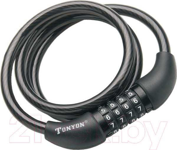 Изображение товара Велозамок Tonyon Кодовый 10x1000 / 567С-1010 (черный)